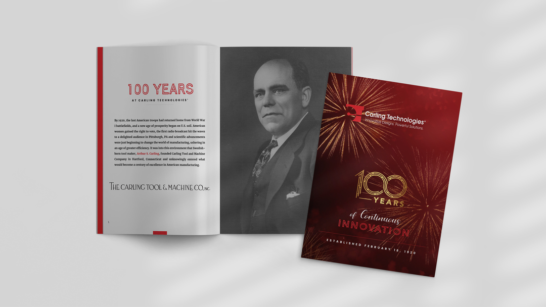 Carling Technologies 100 Years history booklet