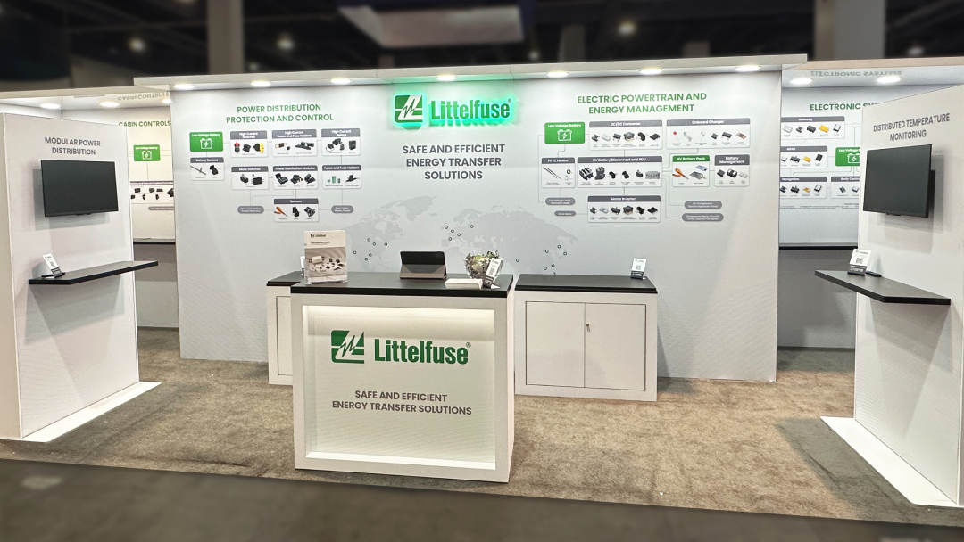 Littelfuse trade show layout at ConExpo